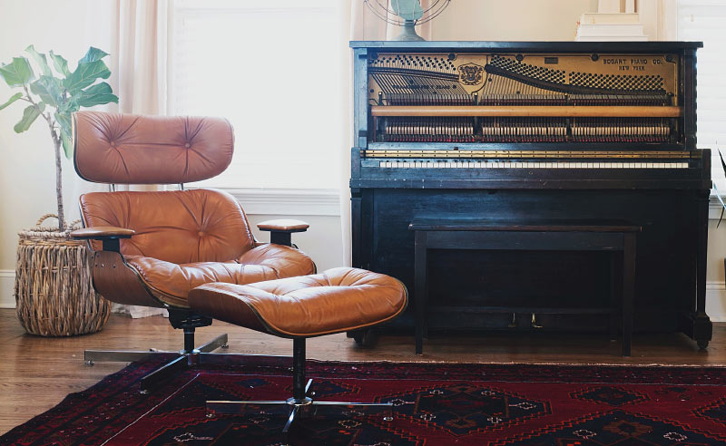 Chair Next to Piano